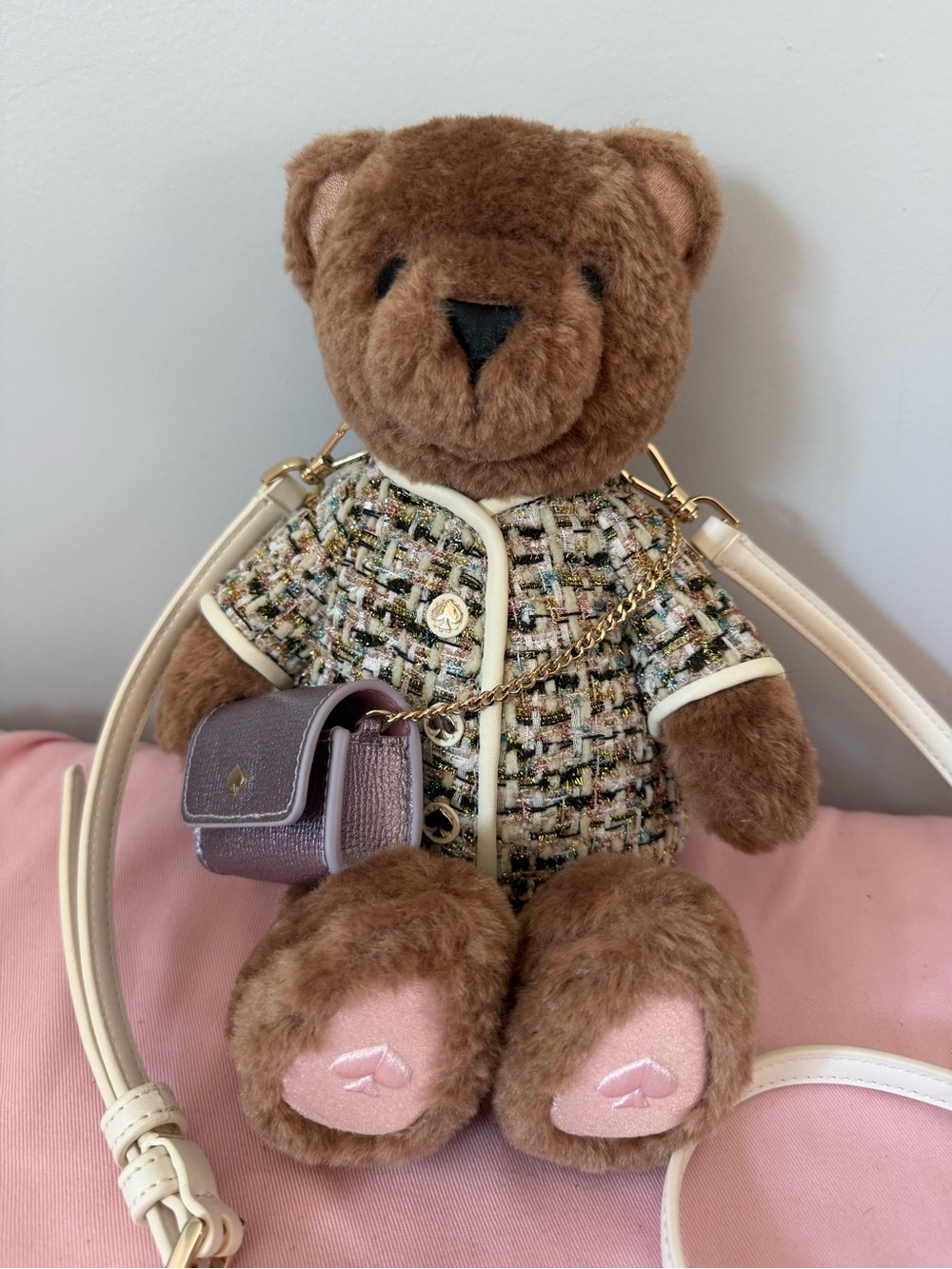 Kate Spade Oh What Fun 3D Teddy Bear Crossbody